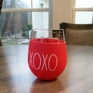 NWT Rae Dunn Glass Collection XOXO. by ENCHANTE